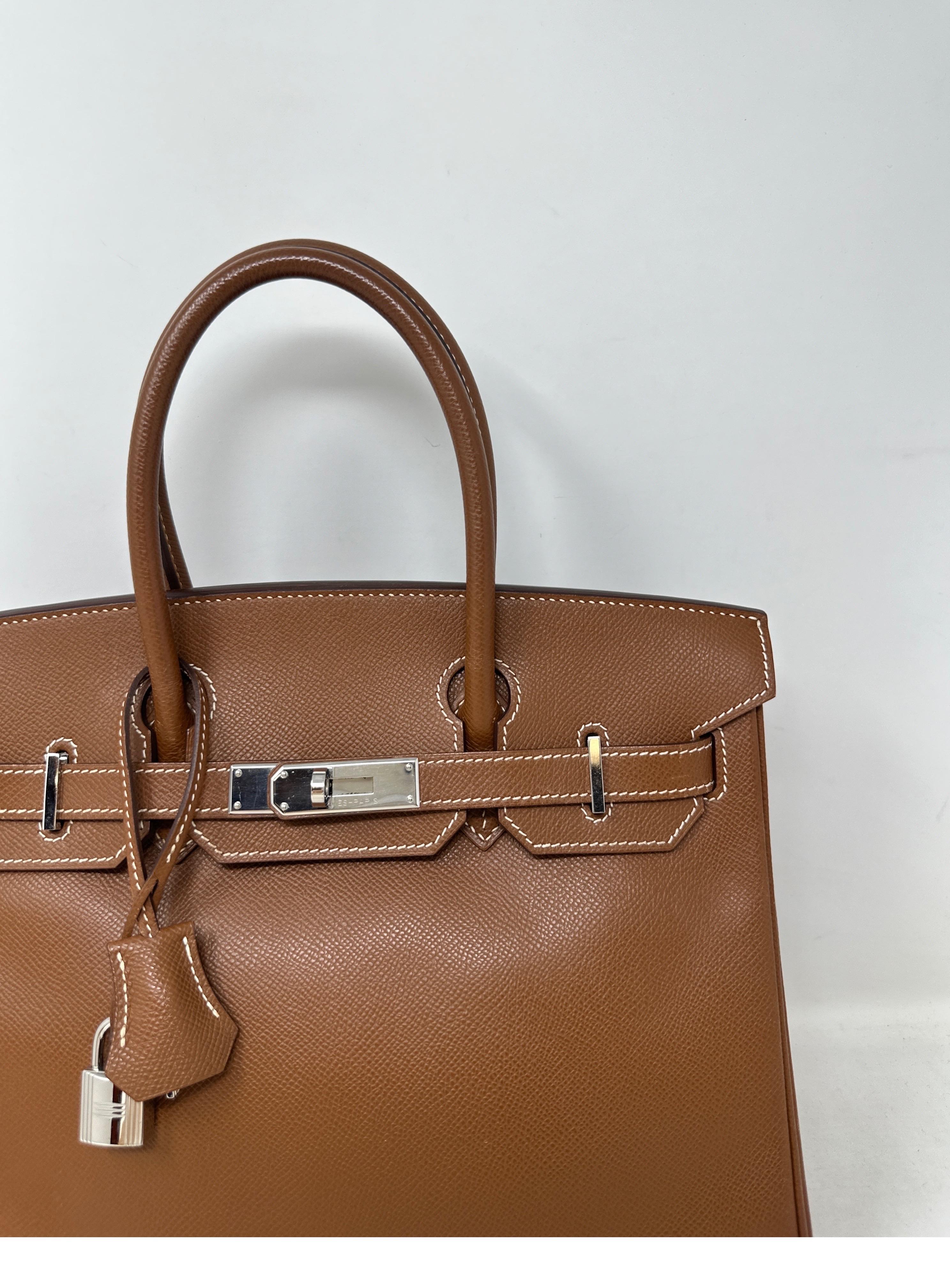 Women's or Men's Hermes Birkin 30 Gold Bag  For Sale