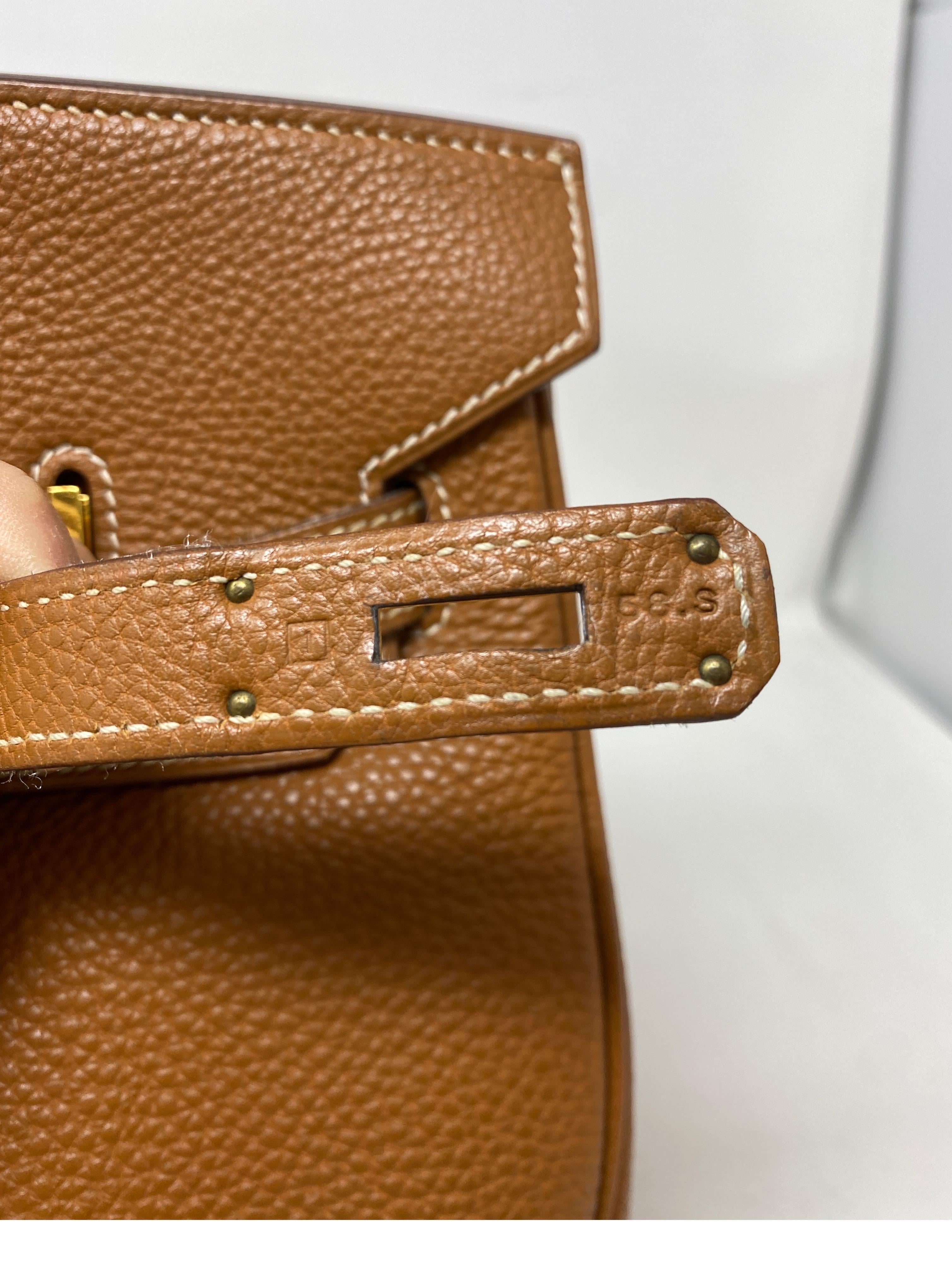 Hermes Birkin 30 Gold Bag 1
