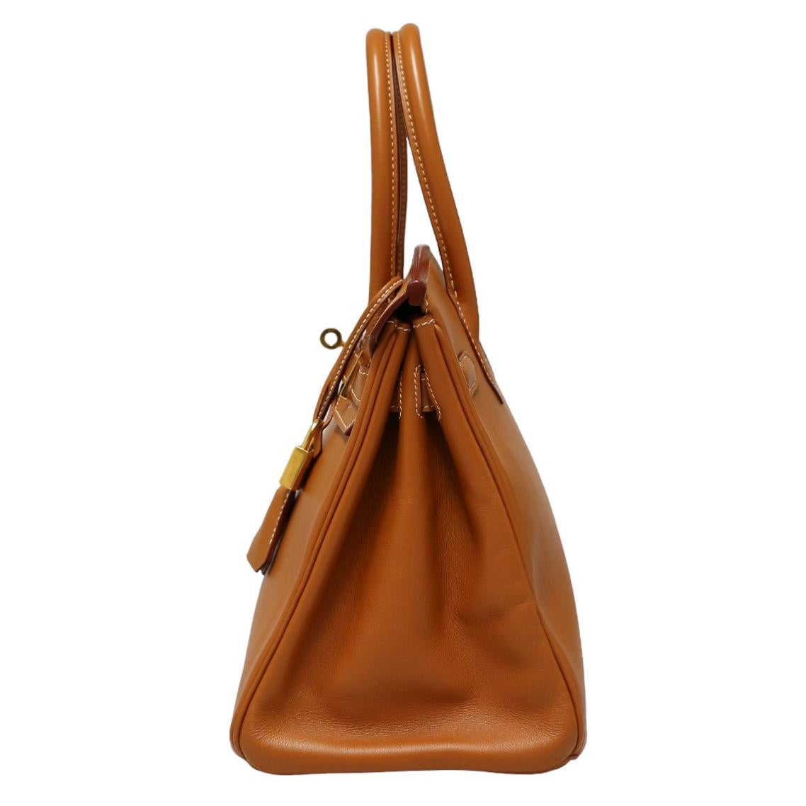 da uomo o donna Hermès Birkin 30 in pelle oro swift in vendita