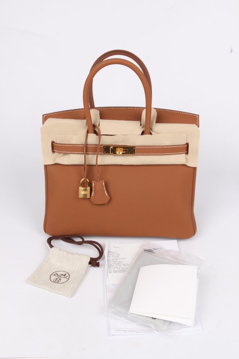 Hermes Birkin 30 Gold gold hardware 2018 at 1stDibs