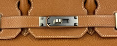 Hermes Birkin 30 Gold Tan Camel Epsom Leather Palladium Hardware