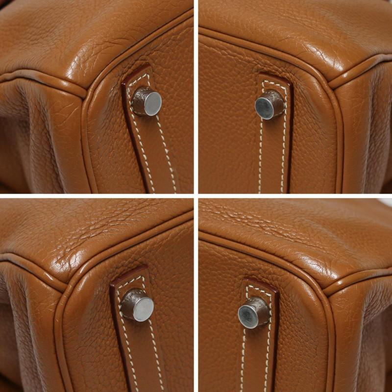 Hermes Birkin 30 Gold Taurillon Leather For Sale 2