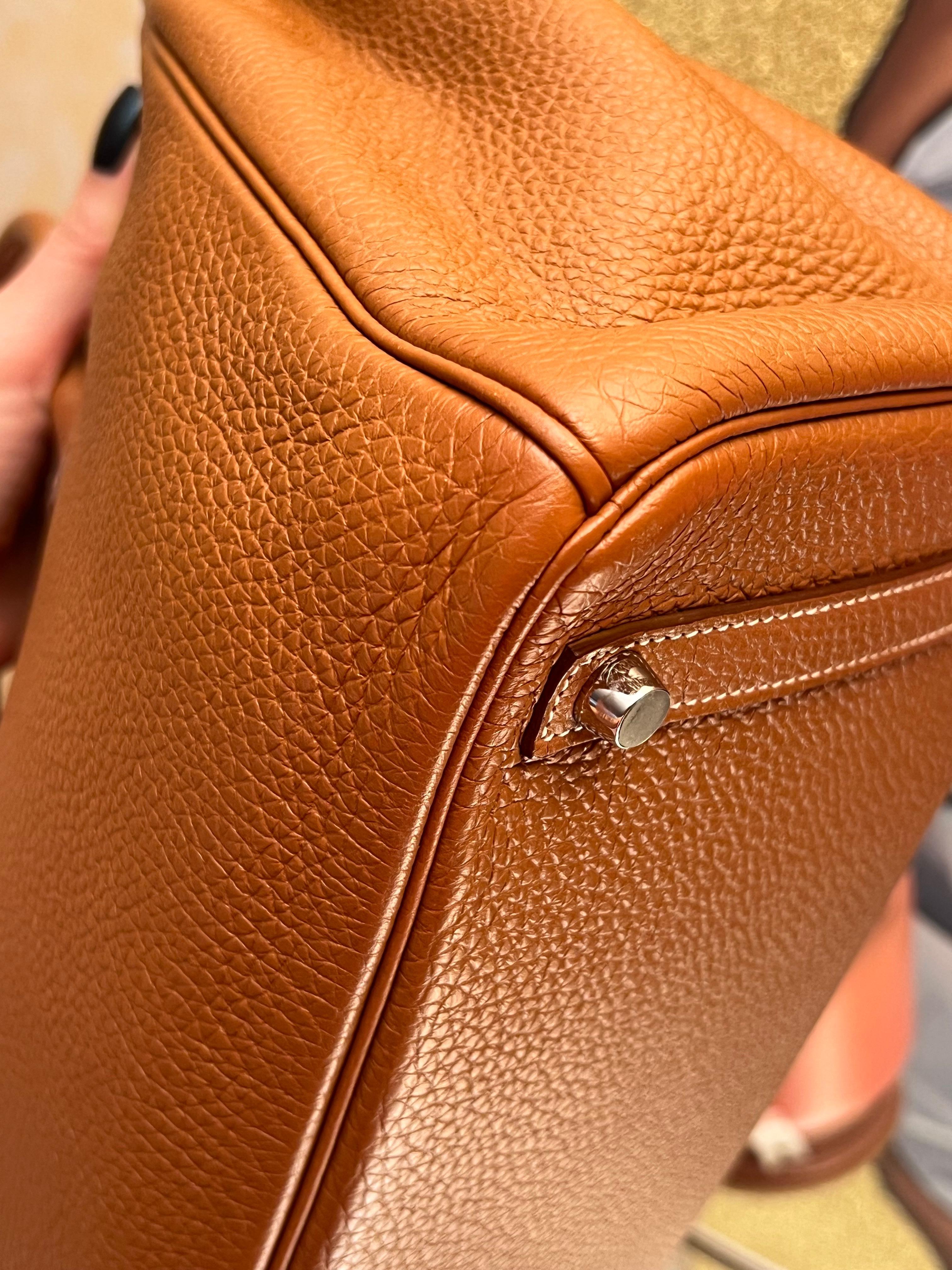 Hermes Birkin 30 Gold togo bag avec PHW en vente 13
