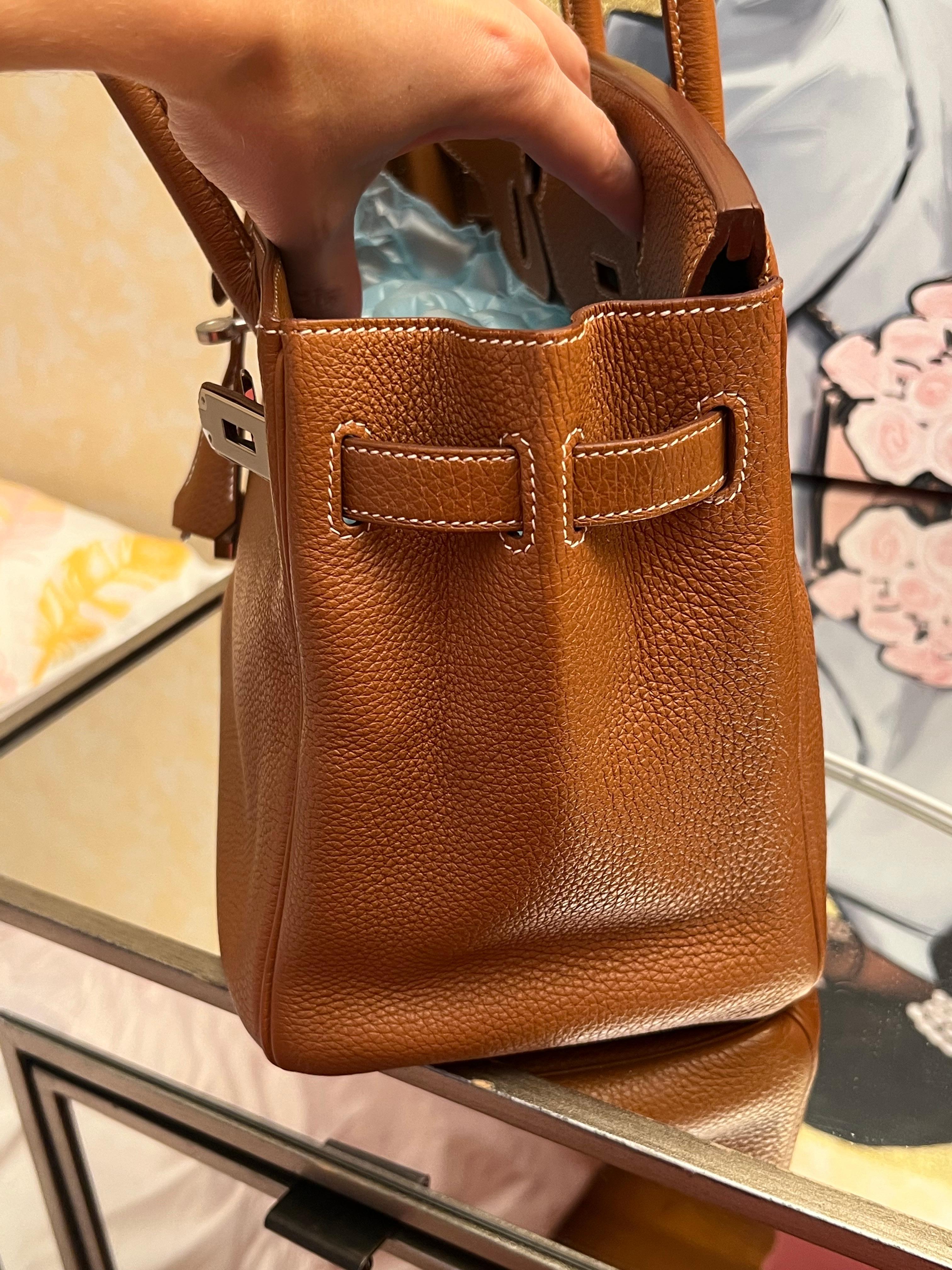 Hermes Birkin 30 Gold togo bag avec PHW en vente 1