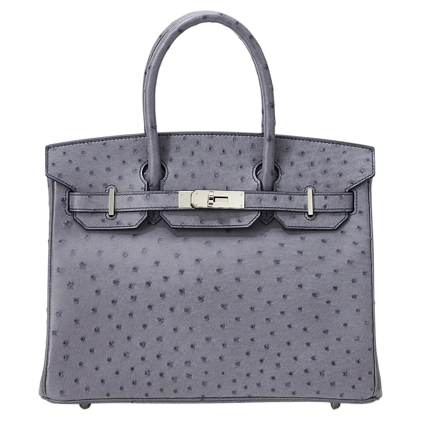Hermes birkin ostrich leather price sale