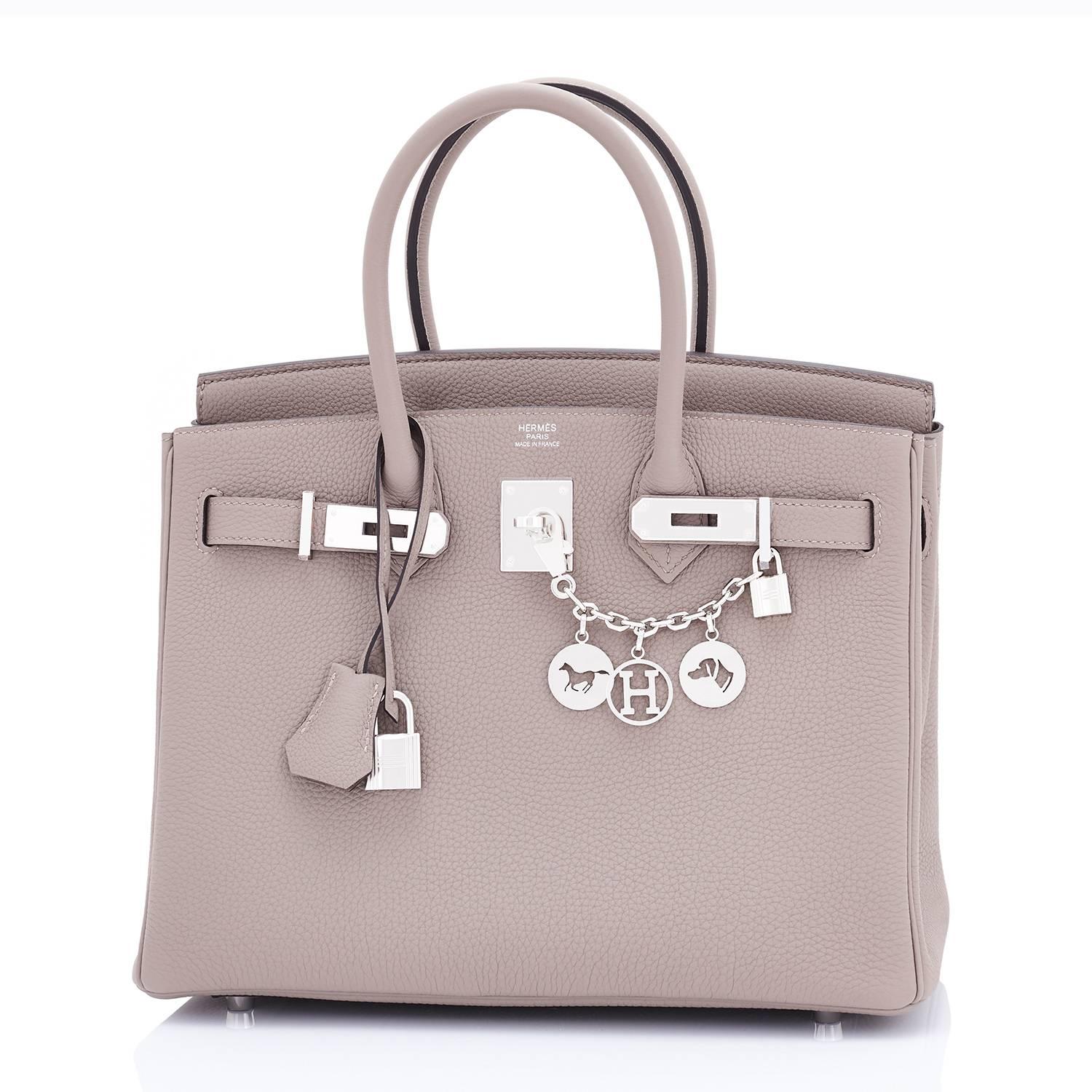 grey birkin bag