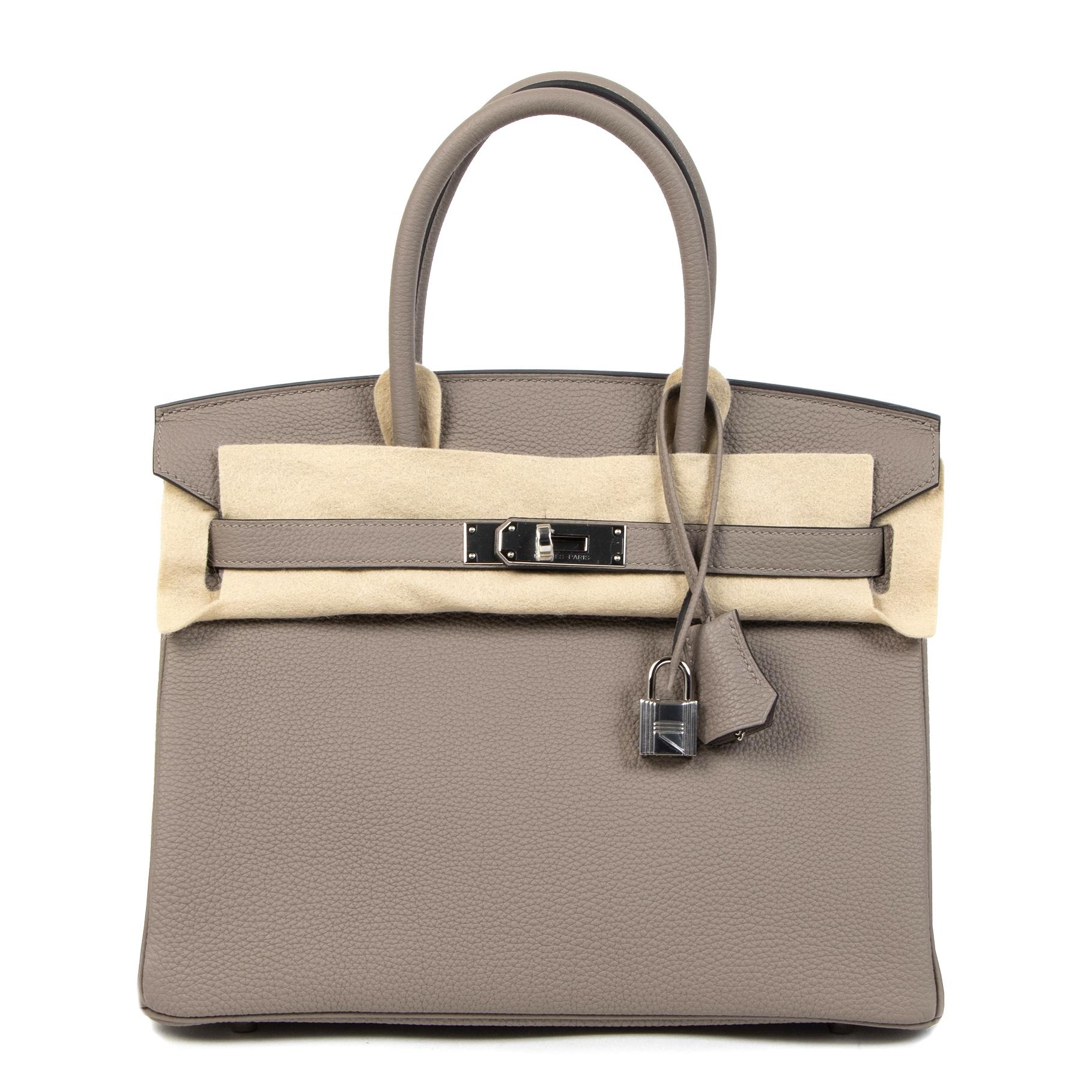 Gray Hermès Birkin 30 Gris Asphalte PHW