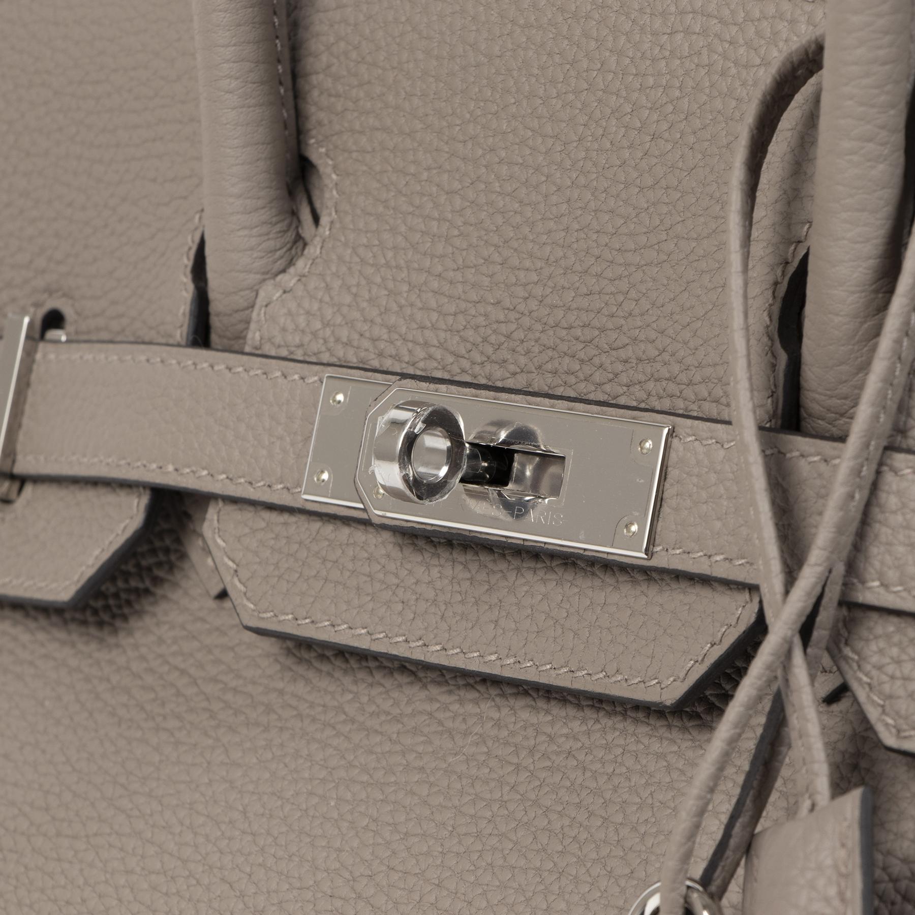 Hermès Birkin 30 Gris Asphalte PHW  2