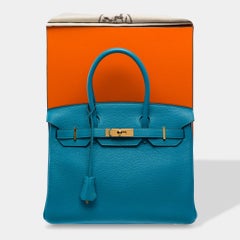 Hermès Birkin 30 Handbag Blue
