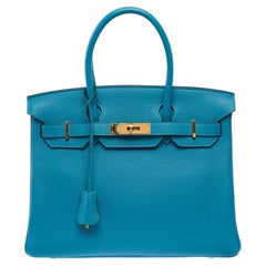Hermès Birkin 30 Handbag Blue