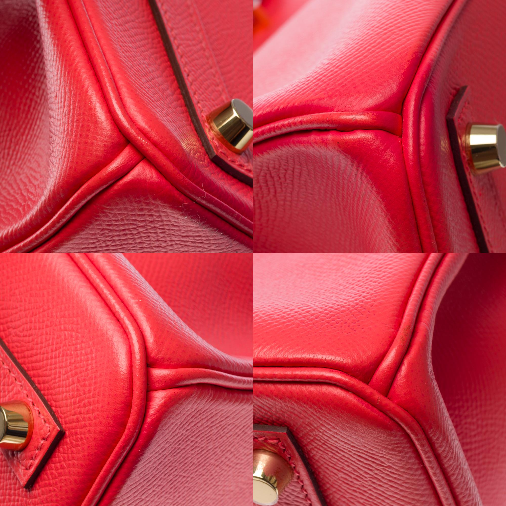 Hermes Birkin 30 handbag in Jaïpur Pink Epsom Calf leather, GHW 8