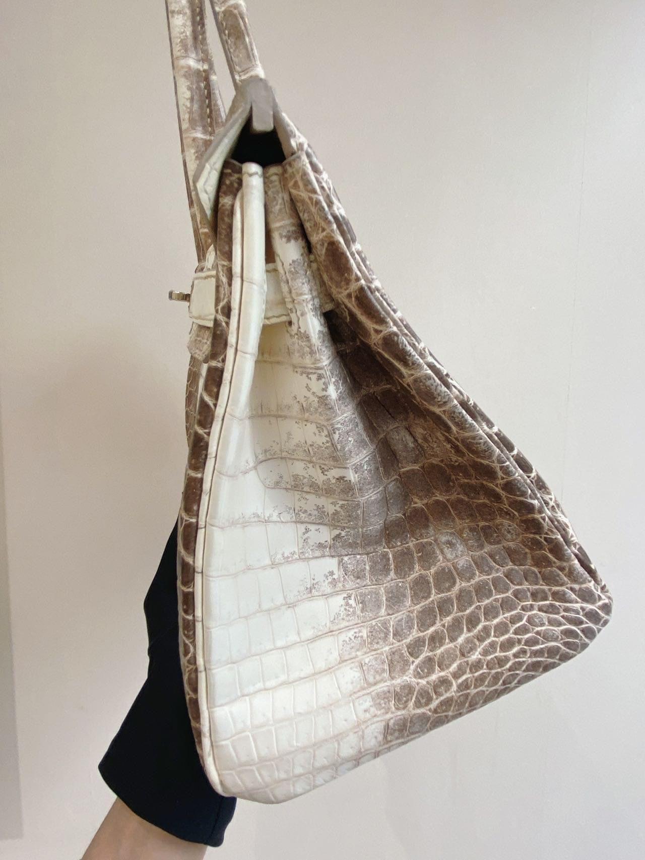 hermes' himalayan crocodile diamond birkin bag