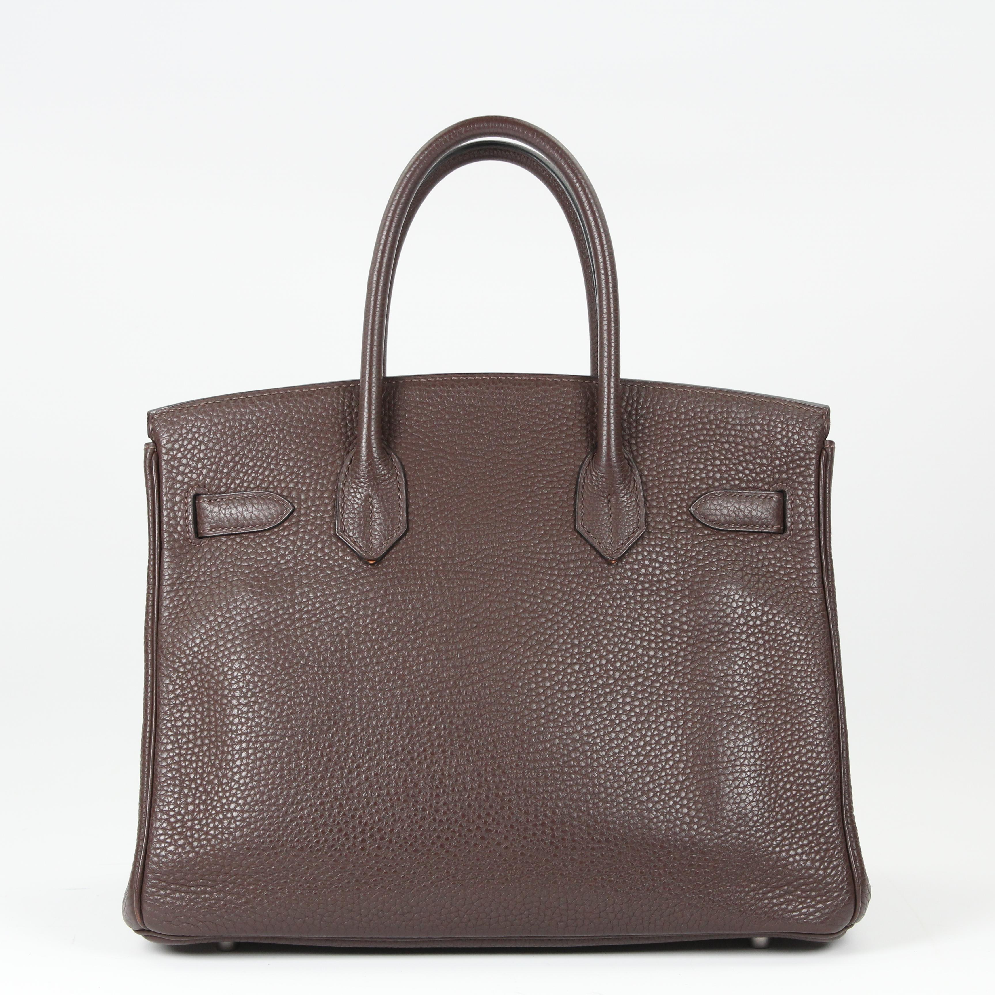 Hermès Birkin 30 leather handbag For Sale 1