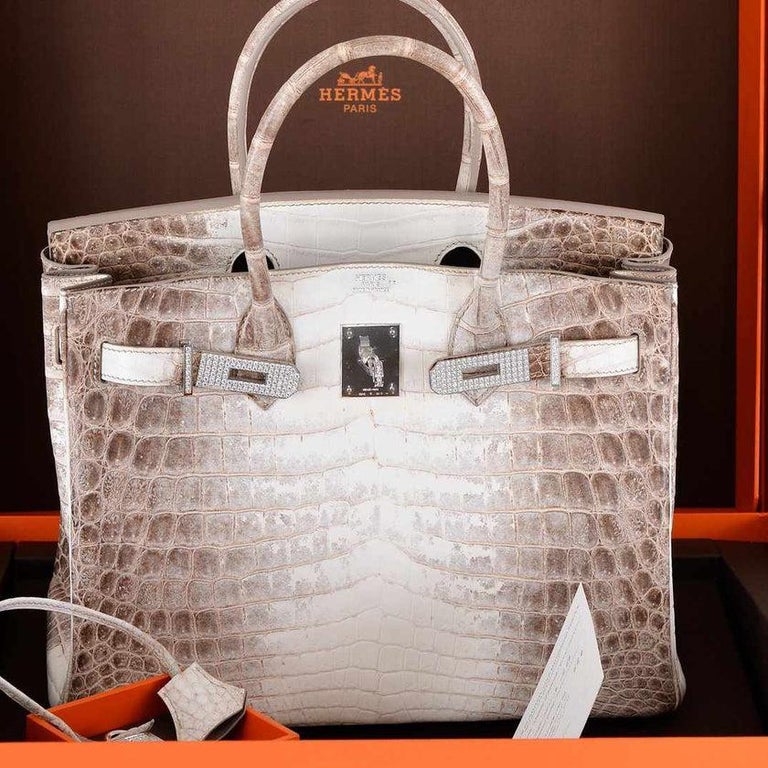 Hermès 30cm Matte Chocolate Niloticus Crocodile Birkin Bag with Brushe –  4GSELLER-NY
