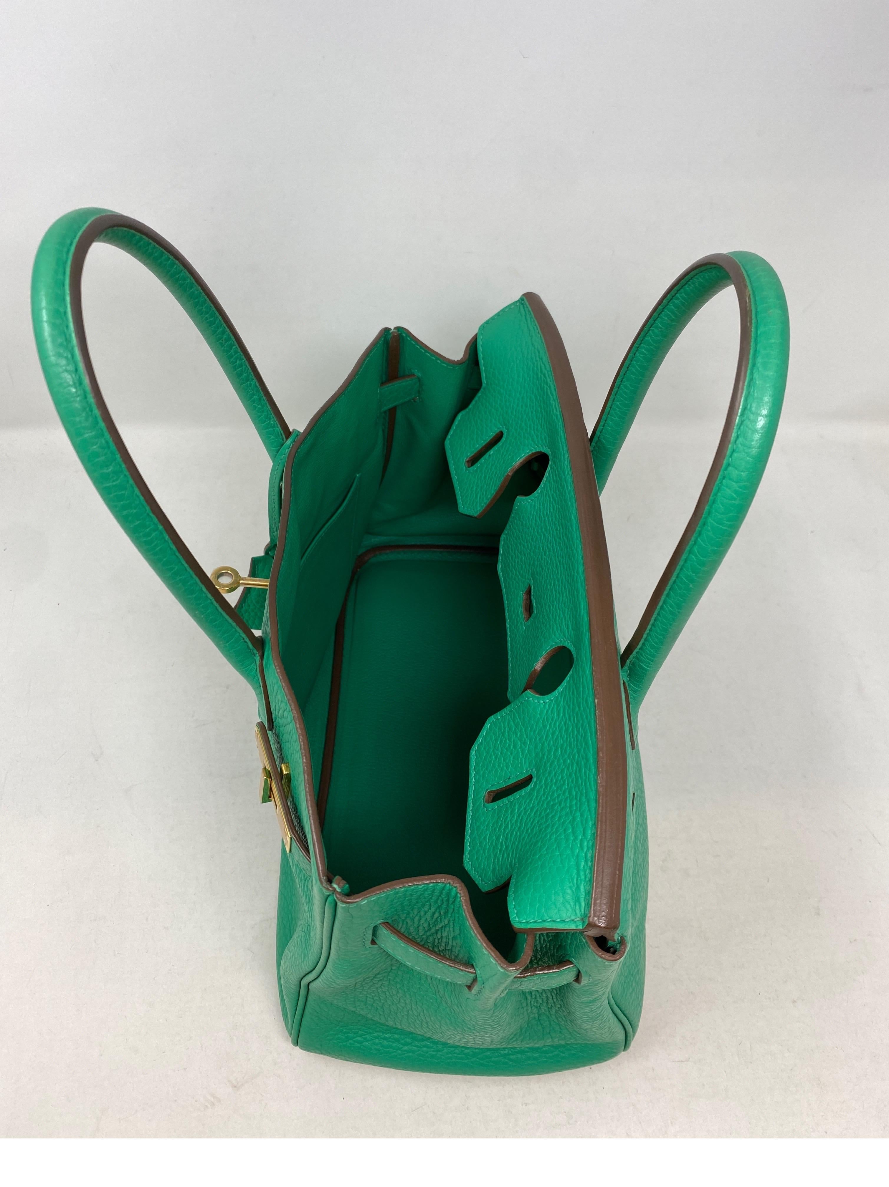 Hermes Birkin 30 Menthe Bag 8