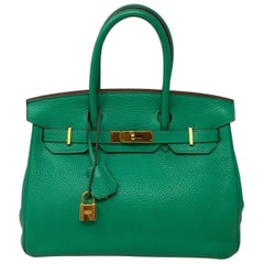 Hermes Birkin 30 Menthe Bag