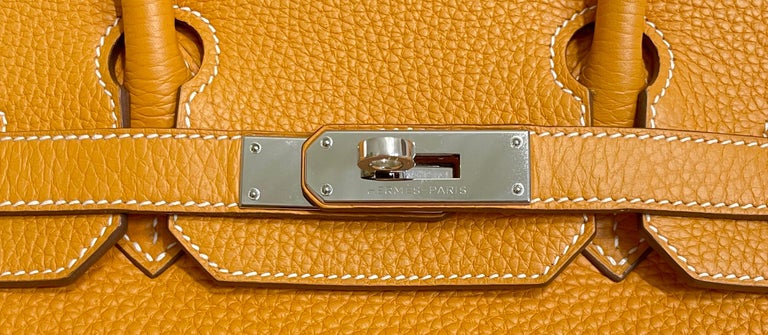 Hermes Birkin 30cm Epsom Jaune de Naples Yellow Palladium Hardware Handbag DOLRRZXDE 144010007217