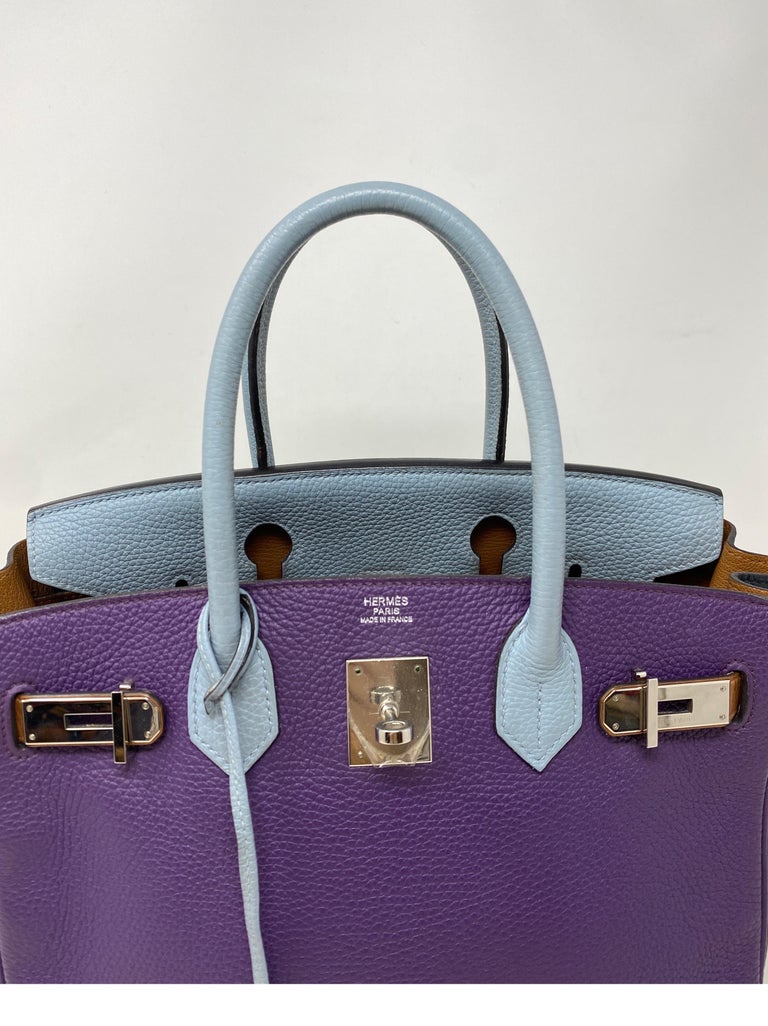 Hermes Birkin 30 Multi-color Bag at 1stDibs