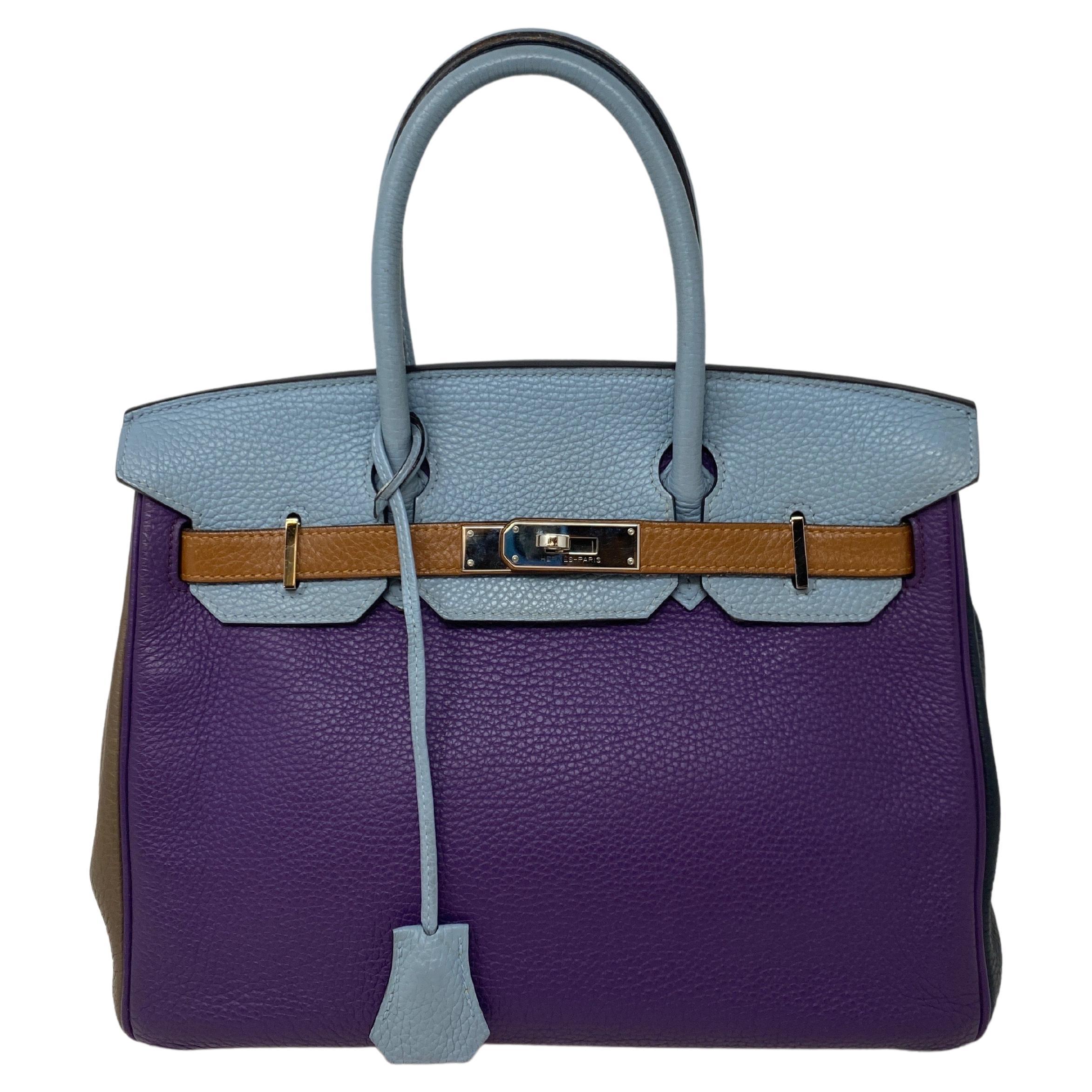 Hermes Birkin 30 Multi-color Bag