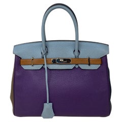 Hermes Birkin 30 Mehrfarbige Tasche