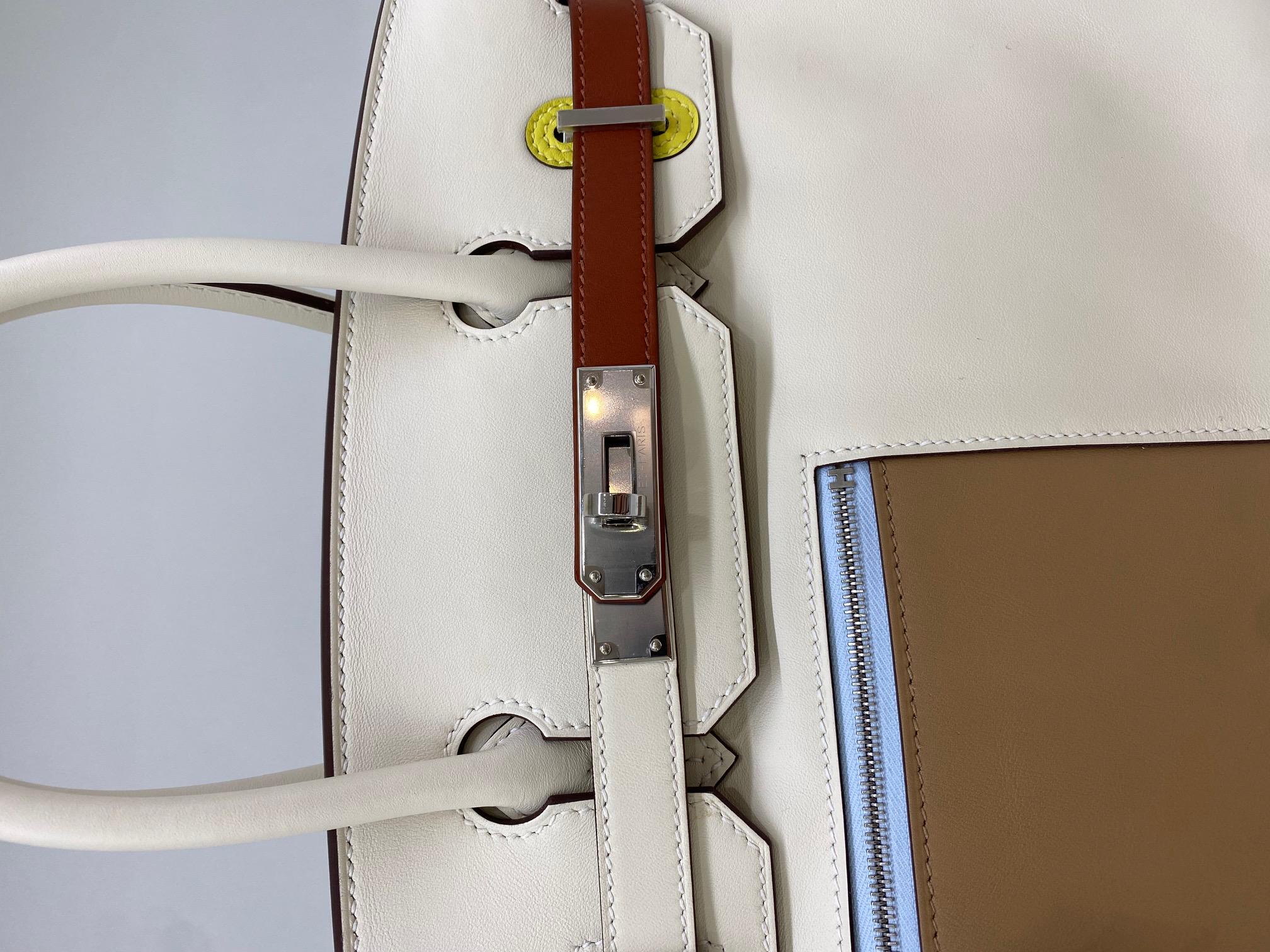 Hermes Birkin 30 Nata Colourmatic PHW im Zustand „Hervorragend“ im Angebot in Double Bay, AU