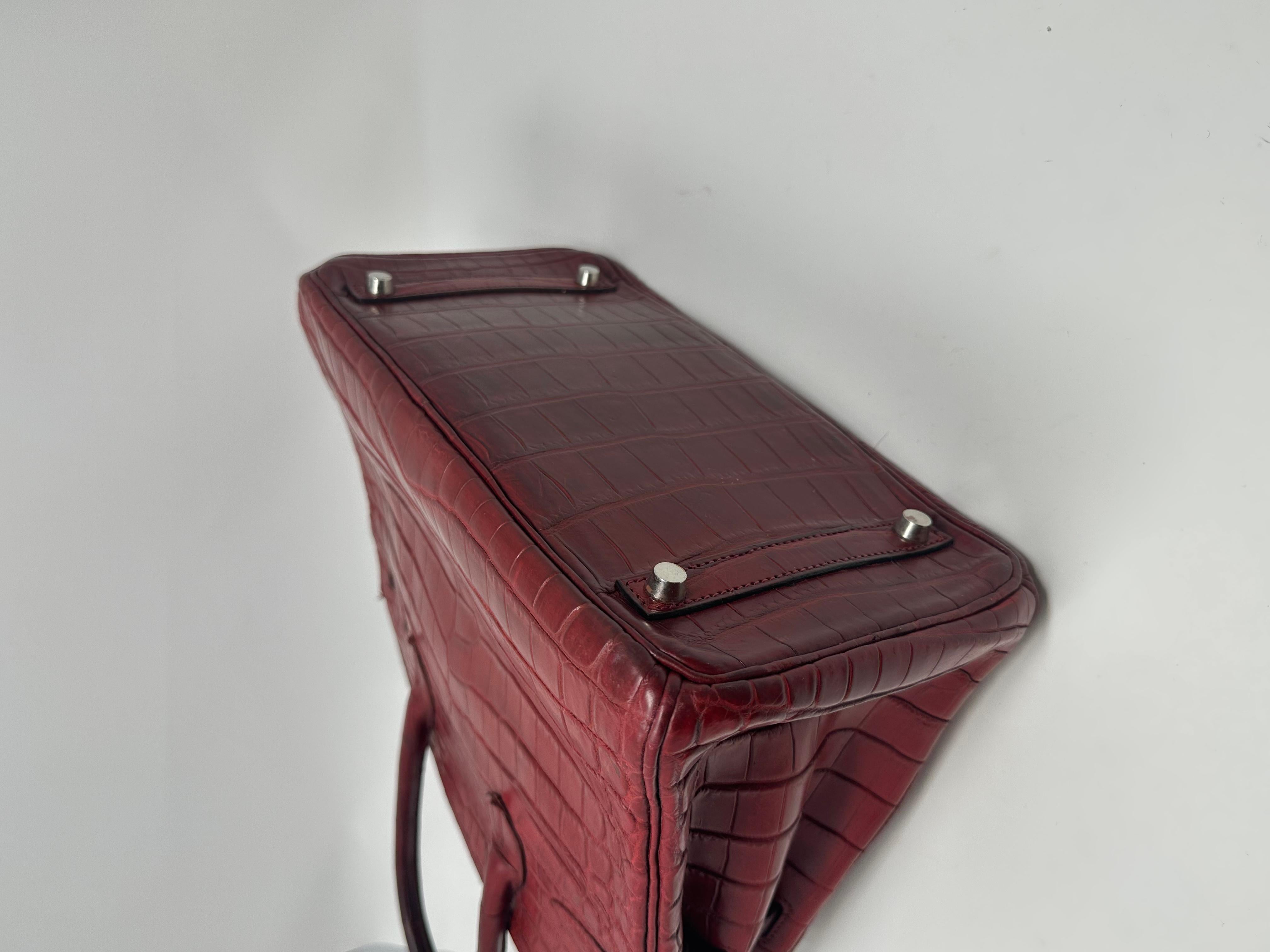 hermes birkin crocodile brown