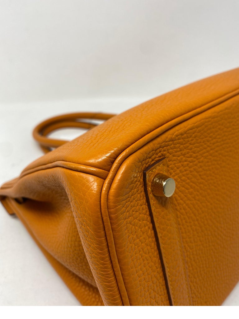 Hermes Birkin 30 Orange Bag 5