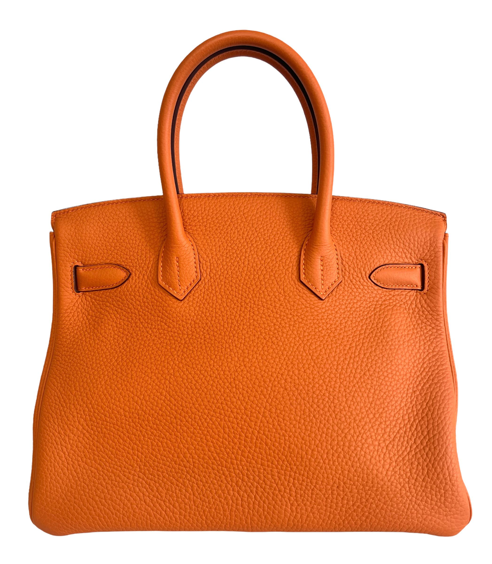 hermes birkin bag orange