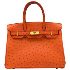 Hermès Birkin 30 Ostrich Vert Vertigo