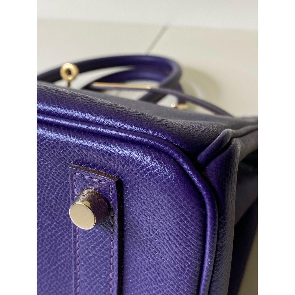 purple birkin bag