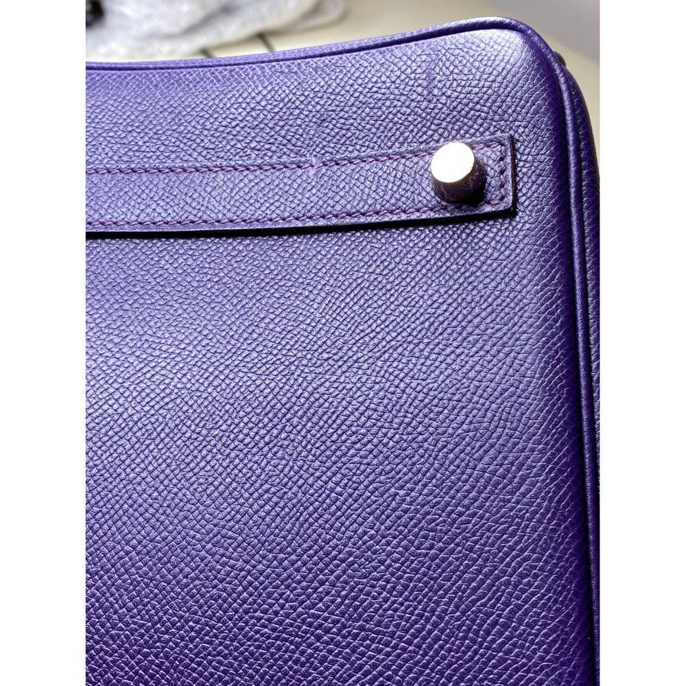 Hermès Birkin 30 Purple Epson Leather Gold hardware bag 3