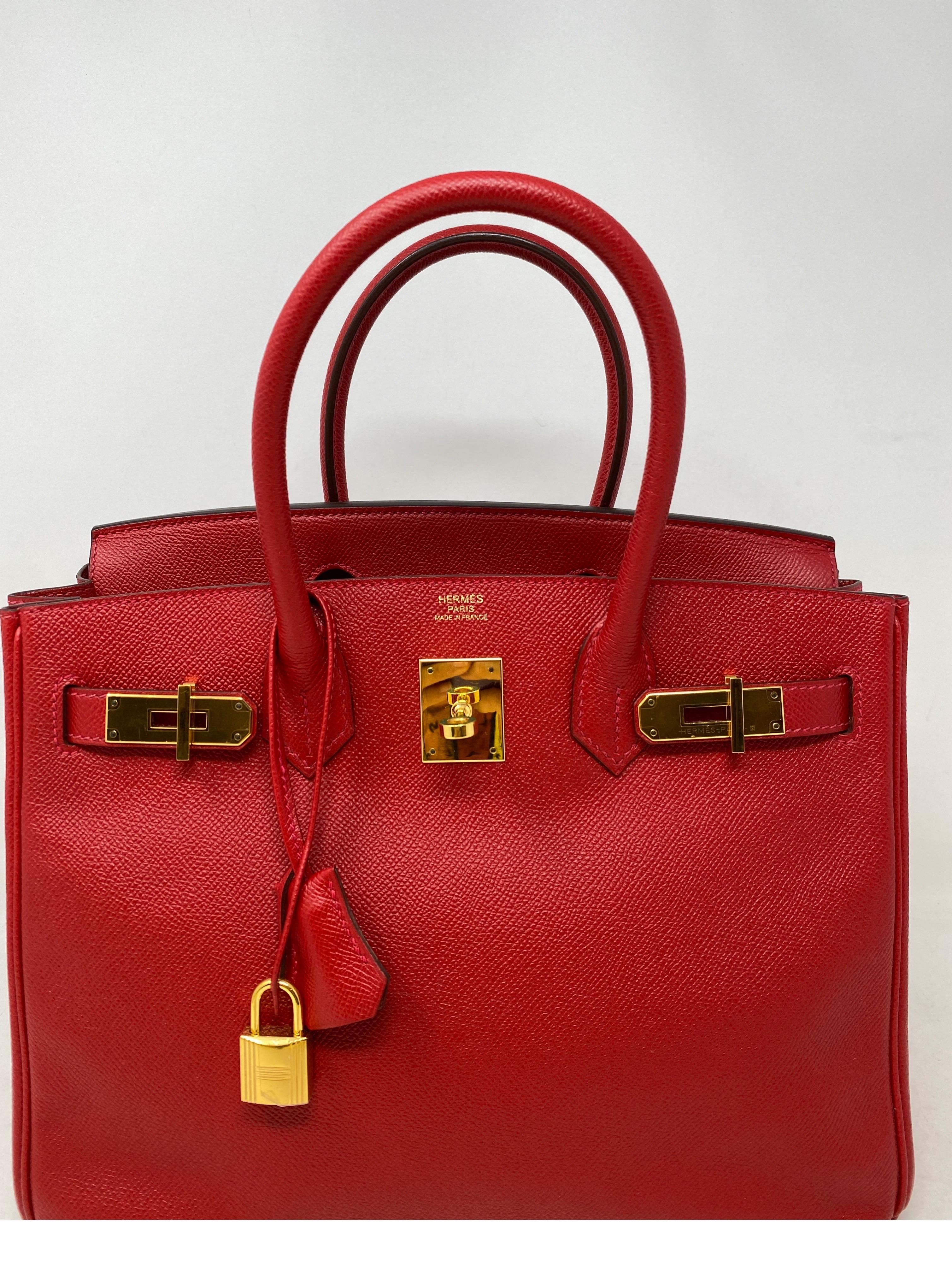 rouge casaque birkin 30