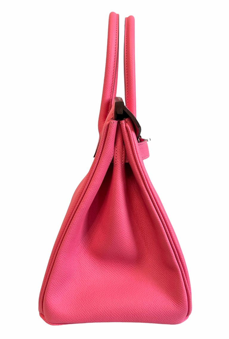 Rose Azalee Epsom Birkin 30 Palladium Hardware, 2021, Handbags &  Accessories, 2023