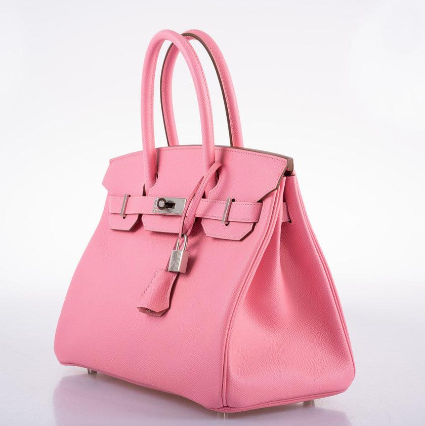 Hermès Birkin 30 Rose Confetti Epsom Palladium Hardware Bag For Sale at ...