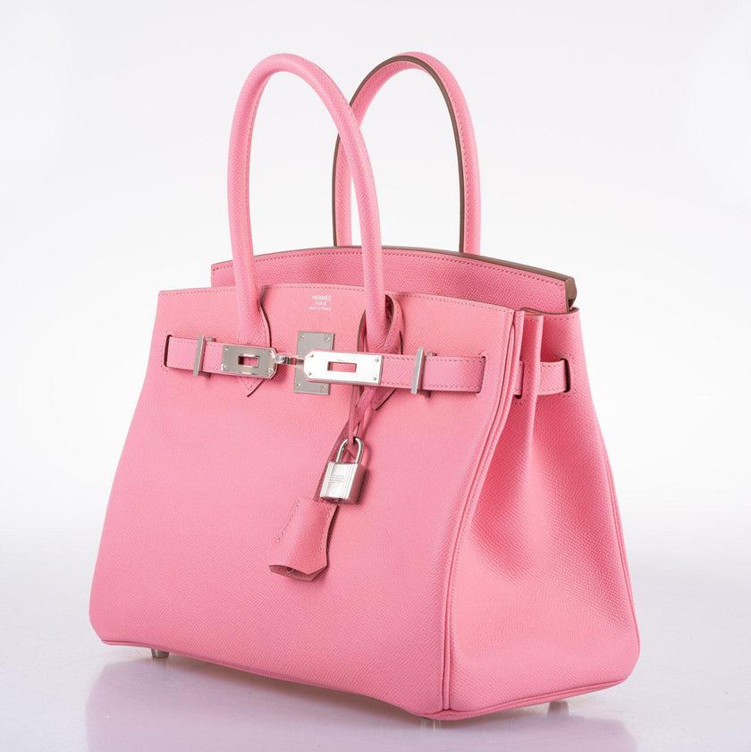 Hermès Birkin 30 Rose Confetti Epsom Palladium Hardware Bag For Sale at ...