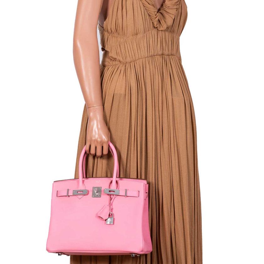 Hermès Birkin 30 Rose Confetti Epsom Palladium Hardware Bag For Sale at ...