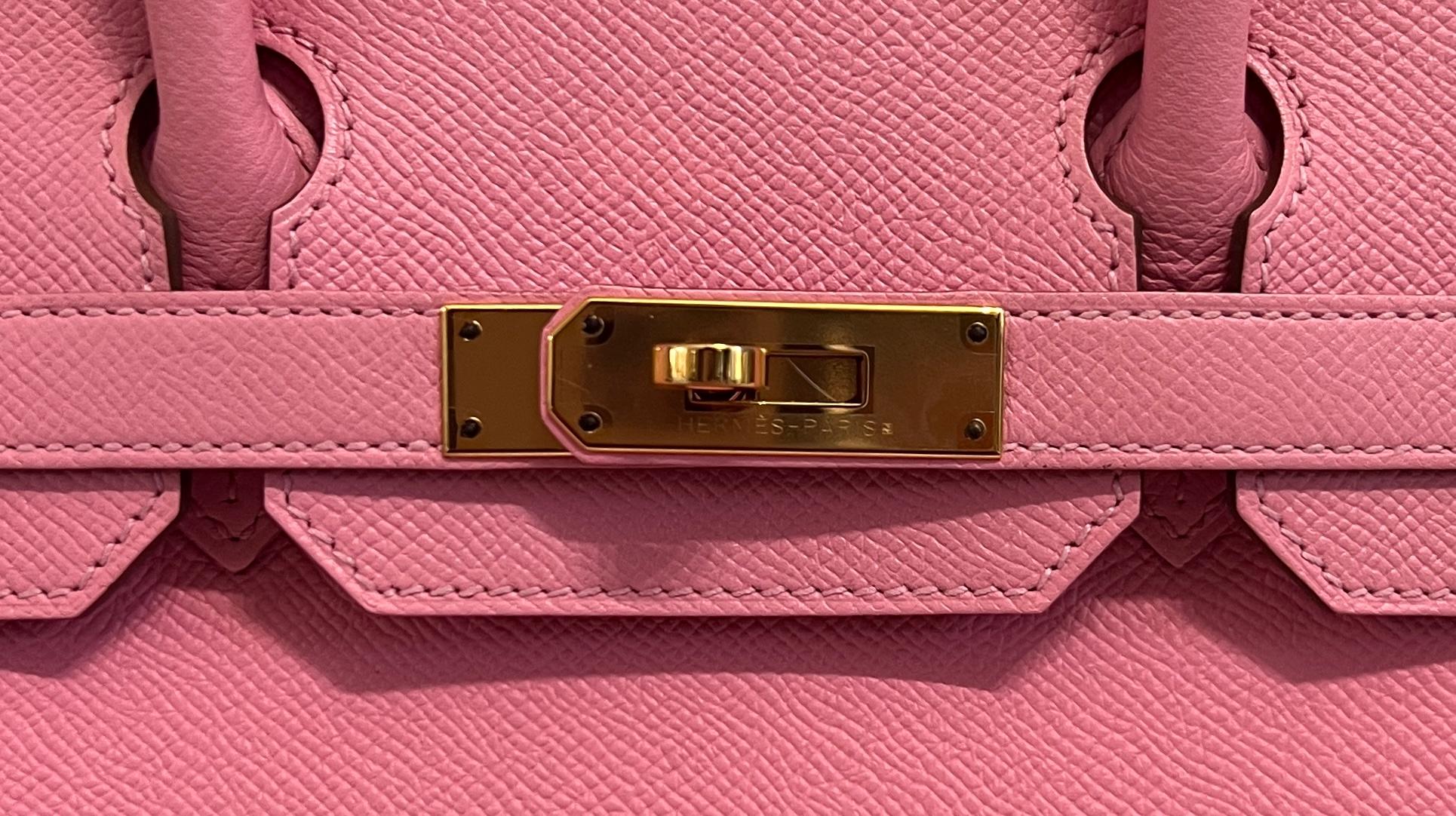 Hermes Birkin 30 Rose Confetti Pink Epsom Leather Gold Hardware 1