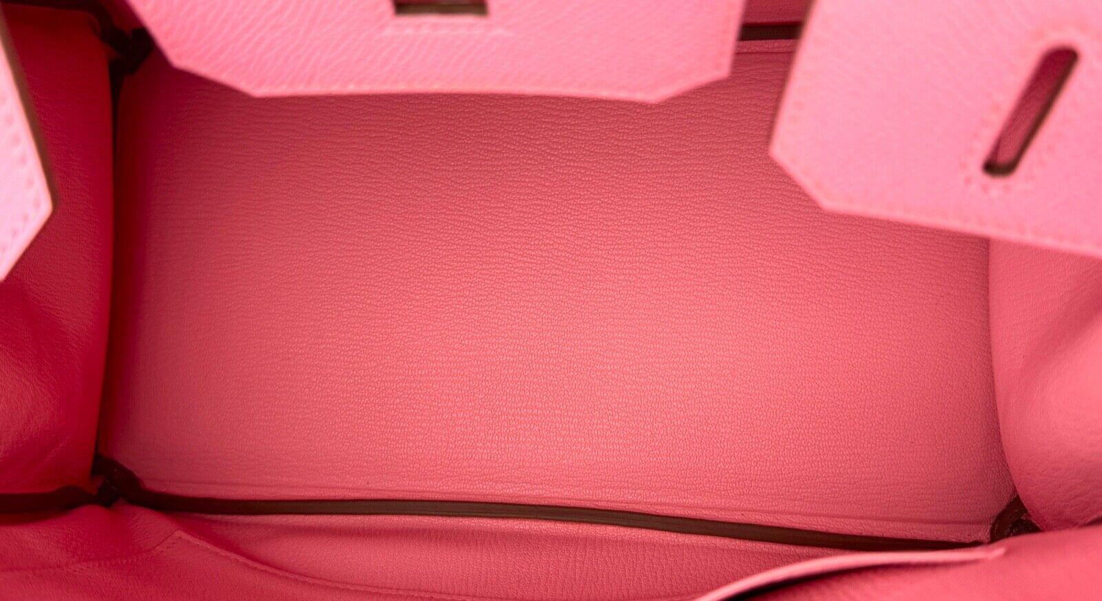 Hermes Birkin 30 Rose Confetti Pink Epsom Leather Palladium Hardware 3