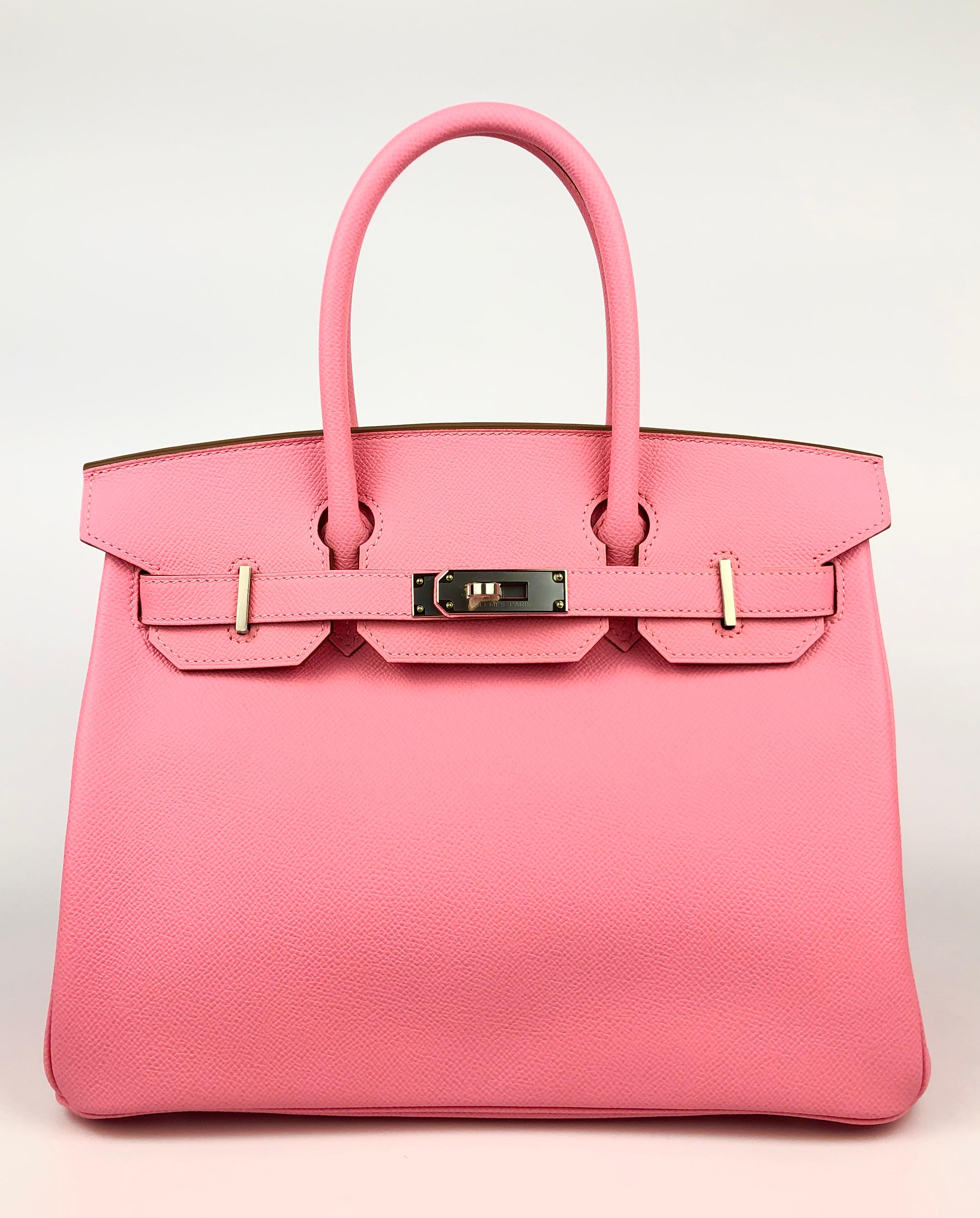 Stunning Rare Brand New Hermes Birkin 30 Rose Confetti Pink Epsom Palladium Hardware. NEW Y Stamp 2020.

Shop with Confidence from Lux Addicts. Authenticity Guaranteed!