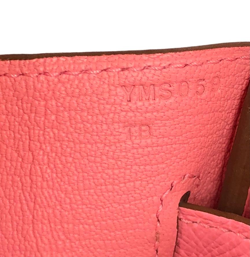 Women's or Men's Hermes Birkin 30 Rose Confetti Pink Epsom Palladium Hardware NEW