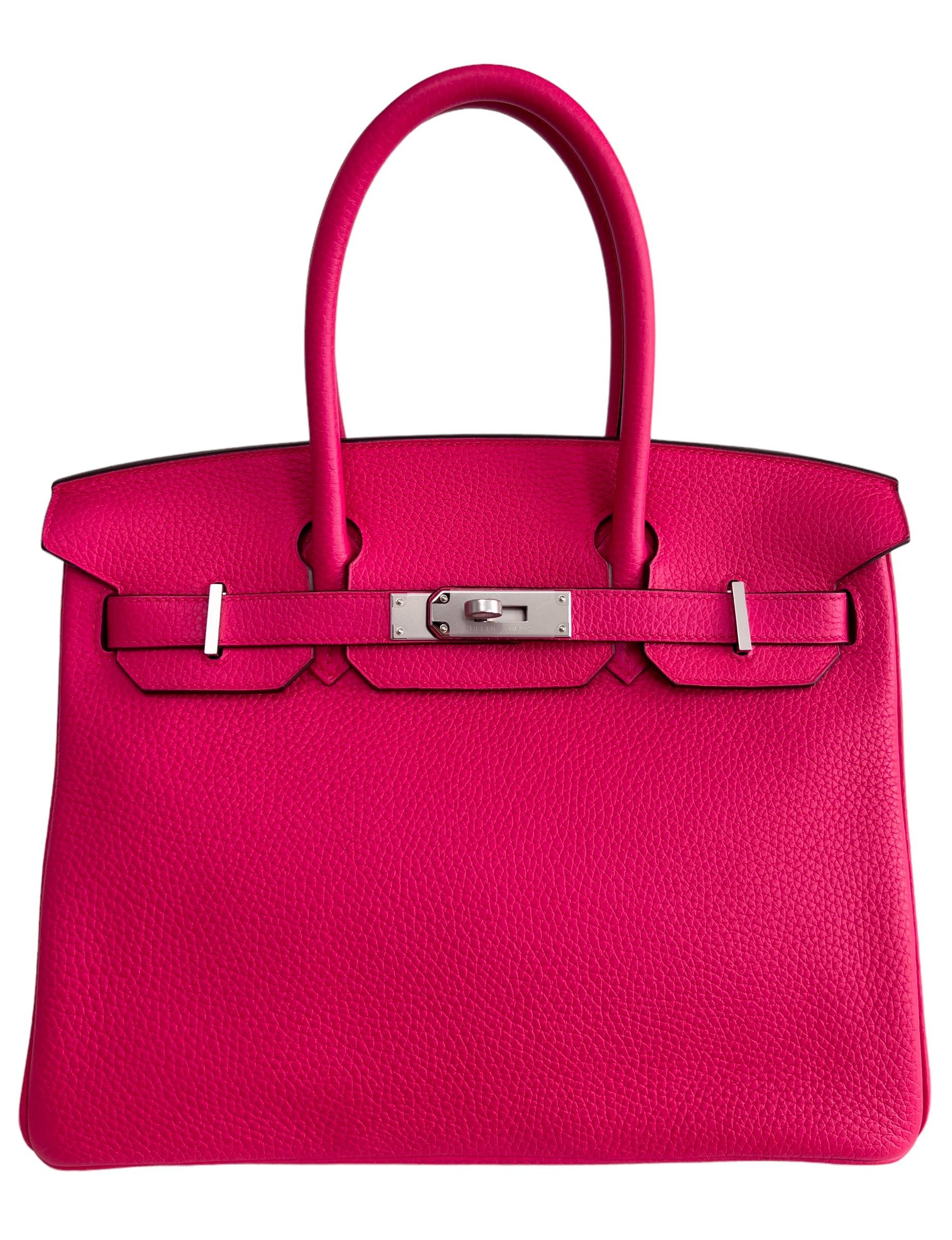 Stunning As New Hermes Birkin 30 Rose Extreme Palladium Hardware. 2019 D Stamp. As New!

Shop with Confidence from Lux Addicts. Authenticity Guaranteed! 

Lux Addicts is a Premier Luxury Dealer and one of the most trusted sellers in the luxury