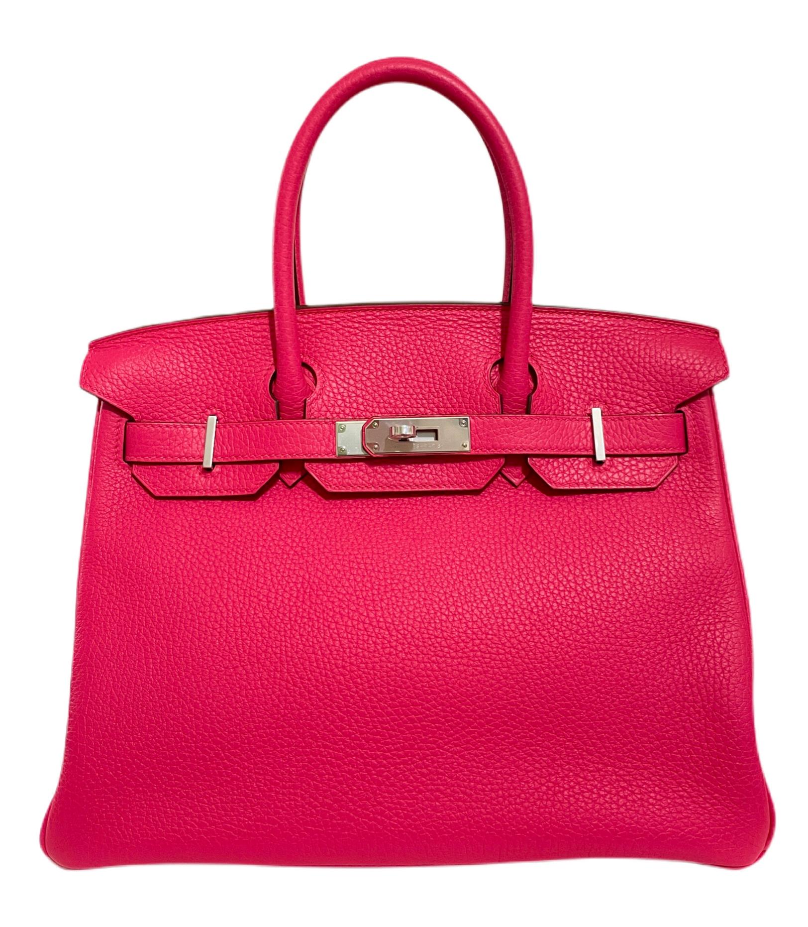 Absolutely Stunning New Hermes Birkin 30 Rose Extreme Pink Palladium Hardware. Y Stamp 2020.

Shop with confidence from Lux Addicts. Authenticity Guaranteed!
