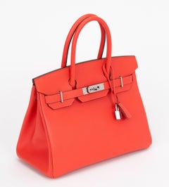 Hermes Birkin 30  Rose Jaipur Epsom Bag