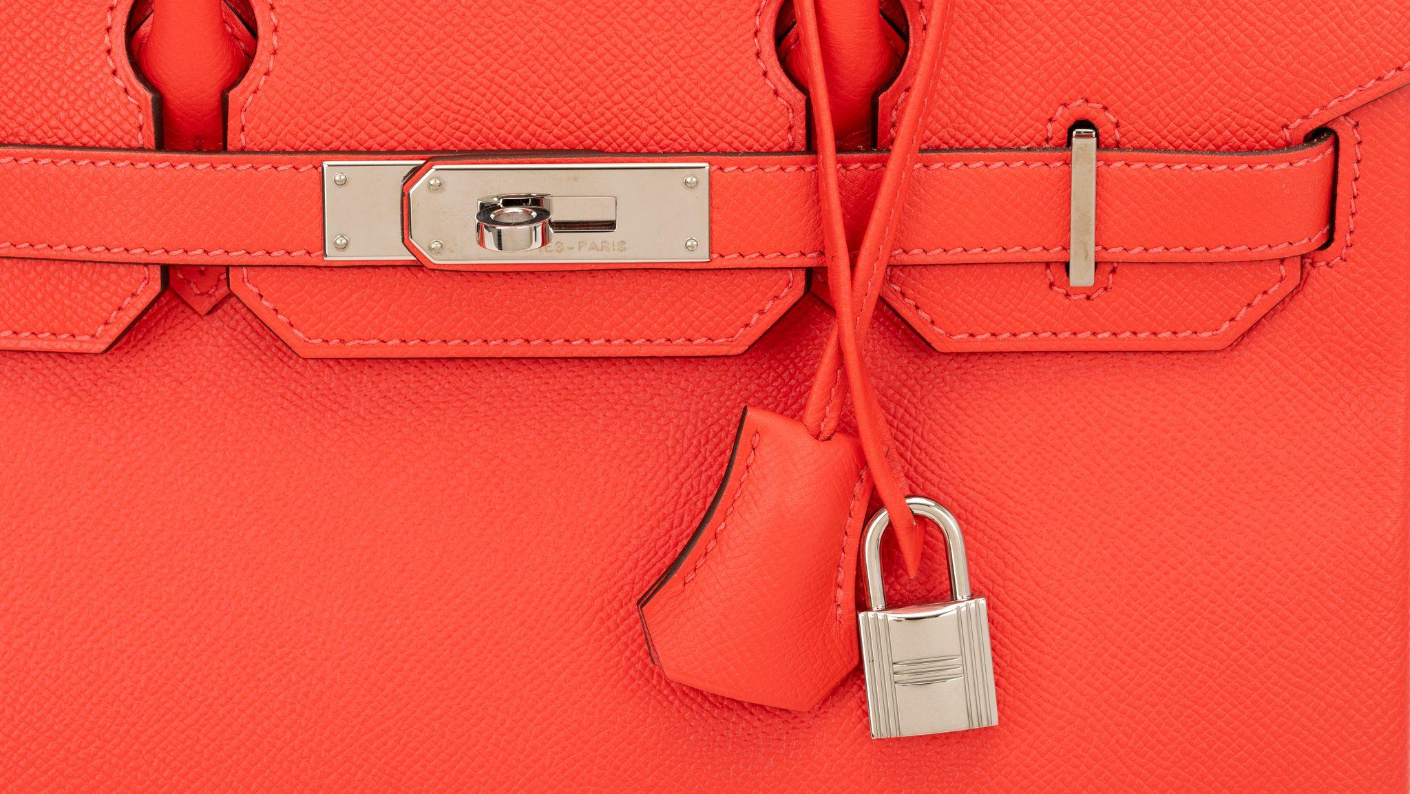 Hermes Birkin 30  Rose Jaipur Epsom Bag For Sale 2