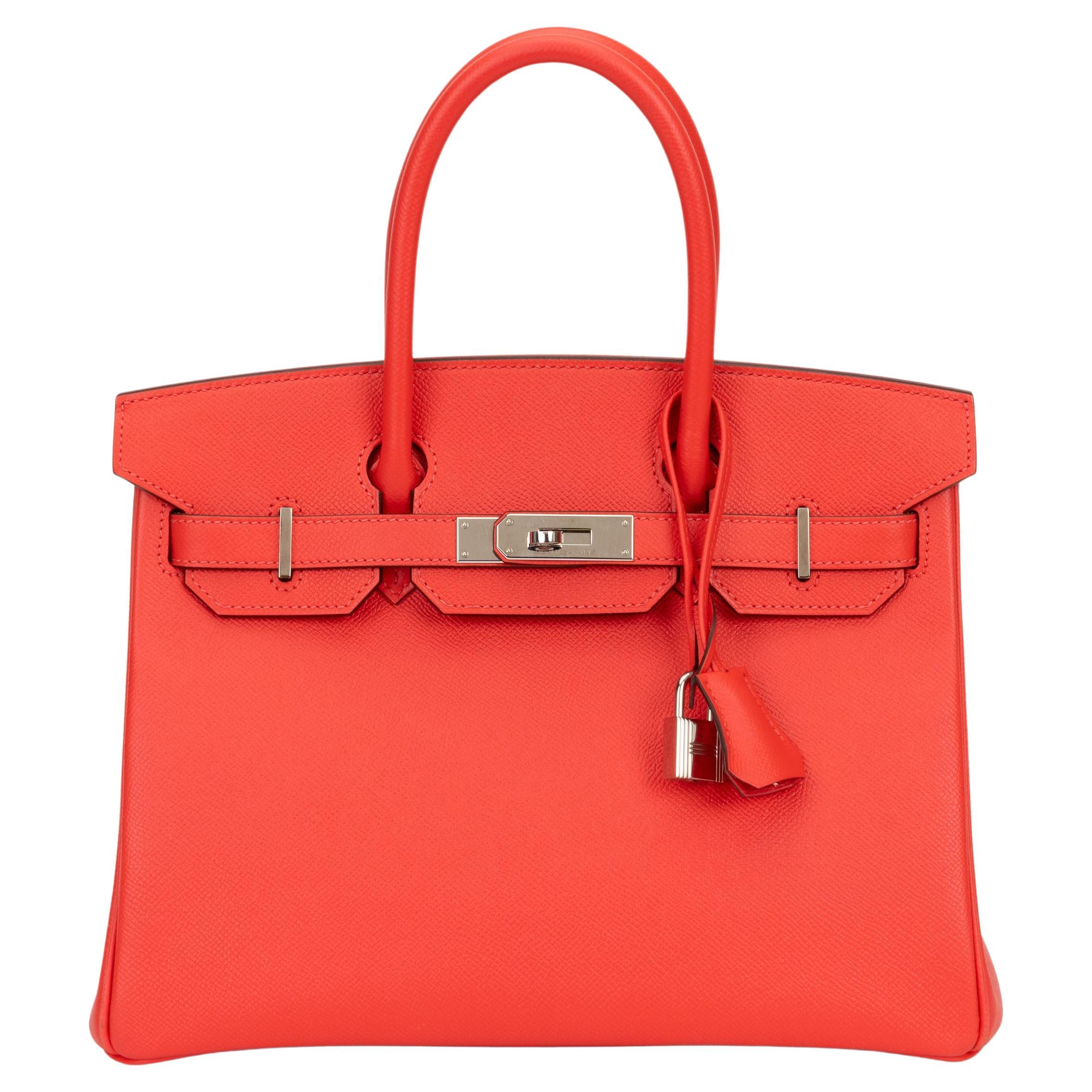 Hermes Birkin 30  Rose Jaipur Epsom Bag For Sale