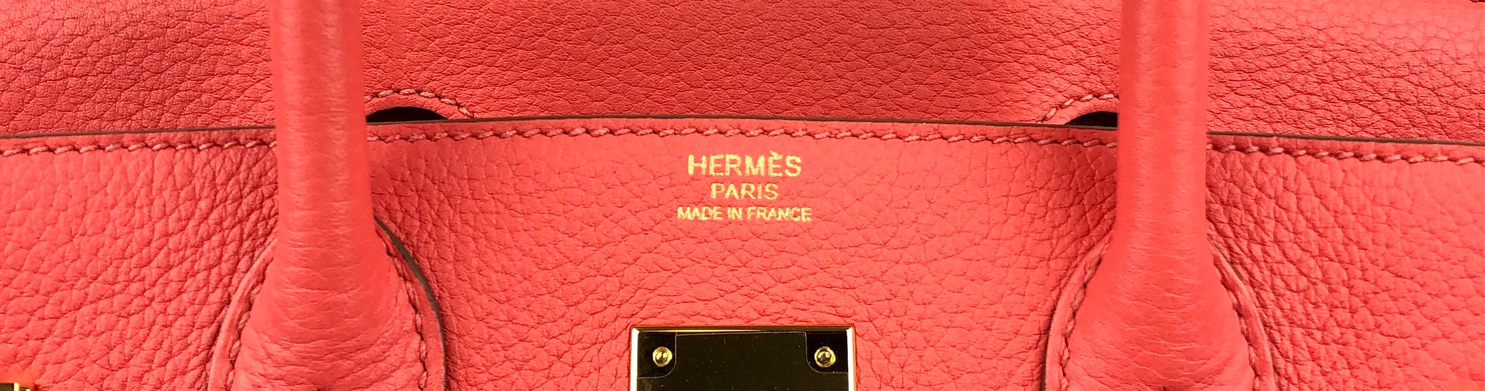 Women's or Men's Hermes Birkin 30 Rose Jaipur Gold Hardware