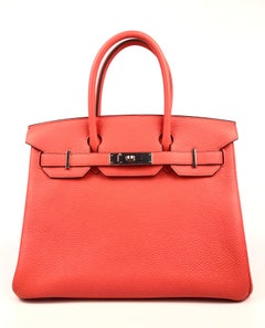 Hermes Birkin 30 Rose Jaipur Pink Palladium Hardware 2018