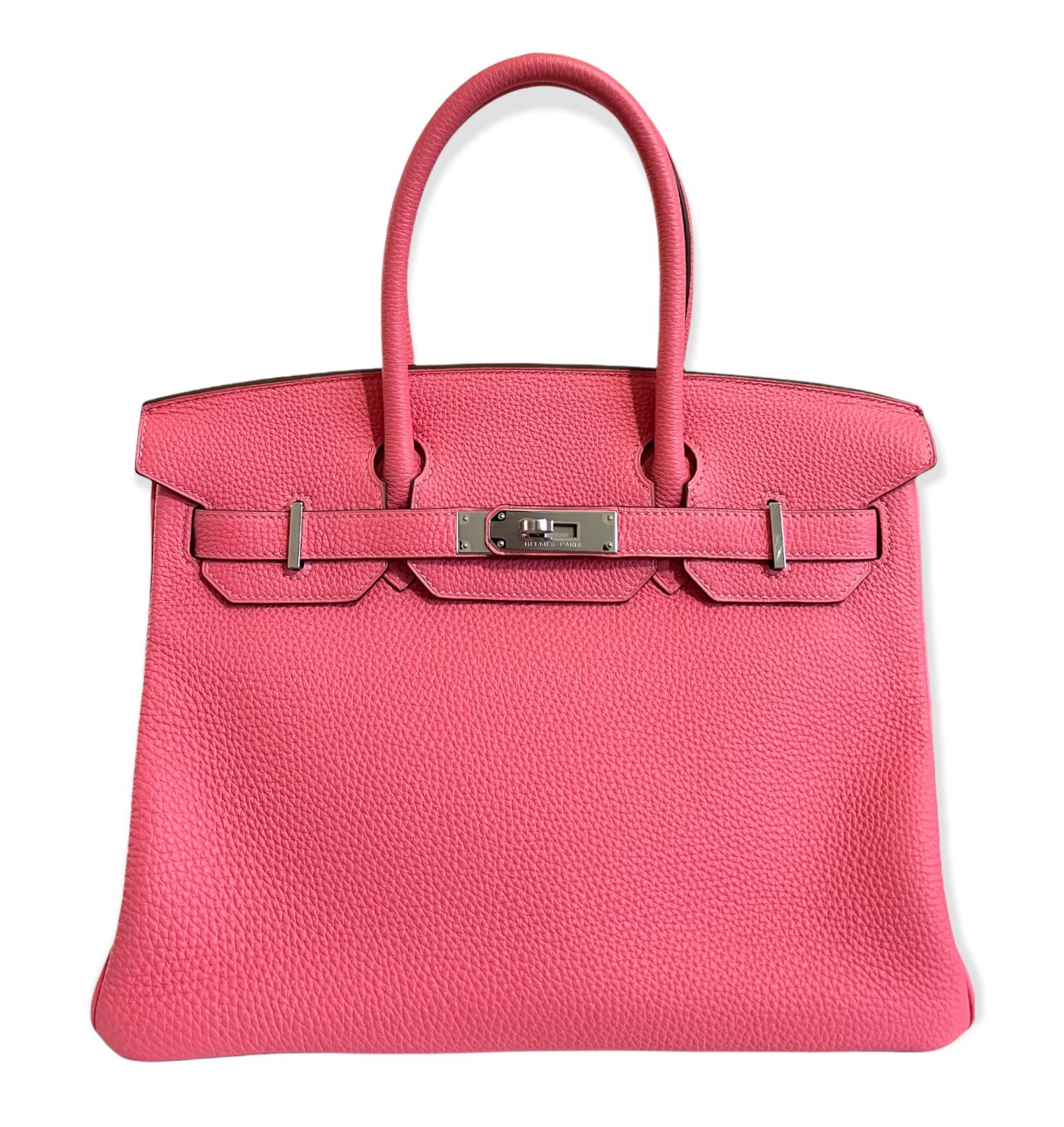 Stunning Like New Hermes Birkin 30 Rose Lipstick Palladium Hardware. Plastic on Hardware, Excellent corners and Structure.

Shop with confidence from Lux Addicts. Authenticity Guaranteed! 