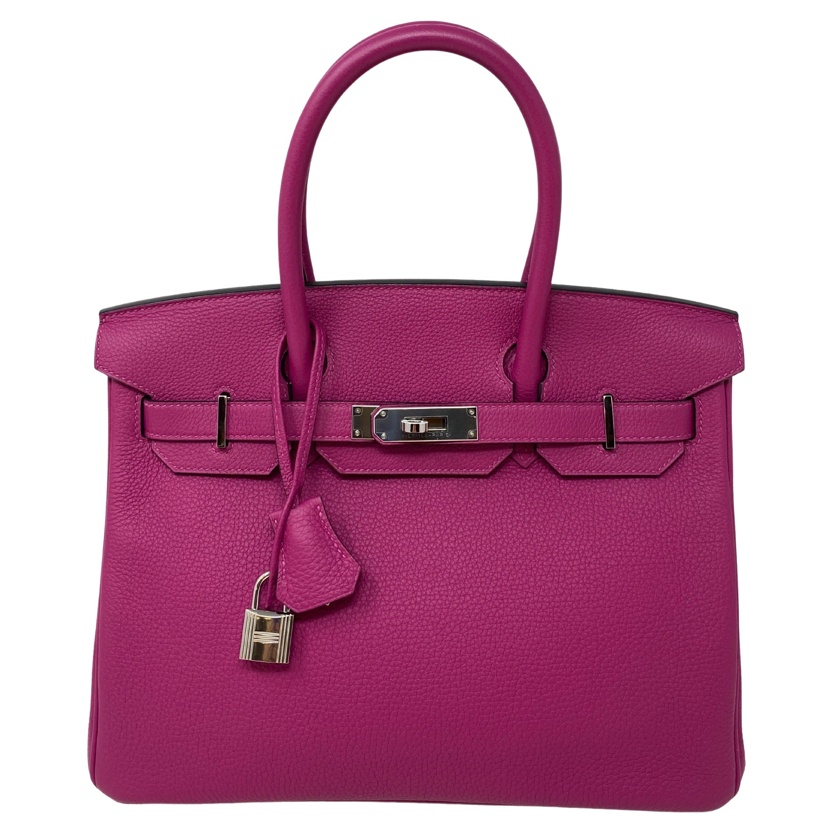 Hermes Birkin 30 Rose Pourpre Bag