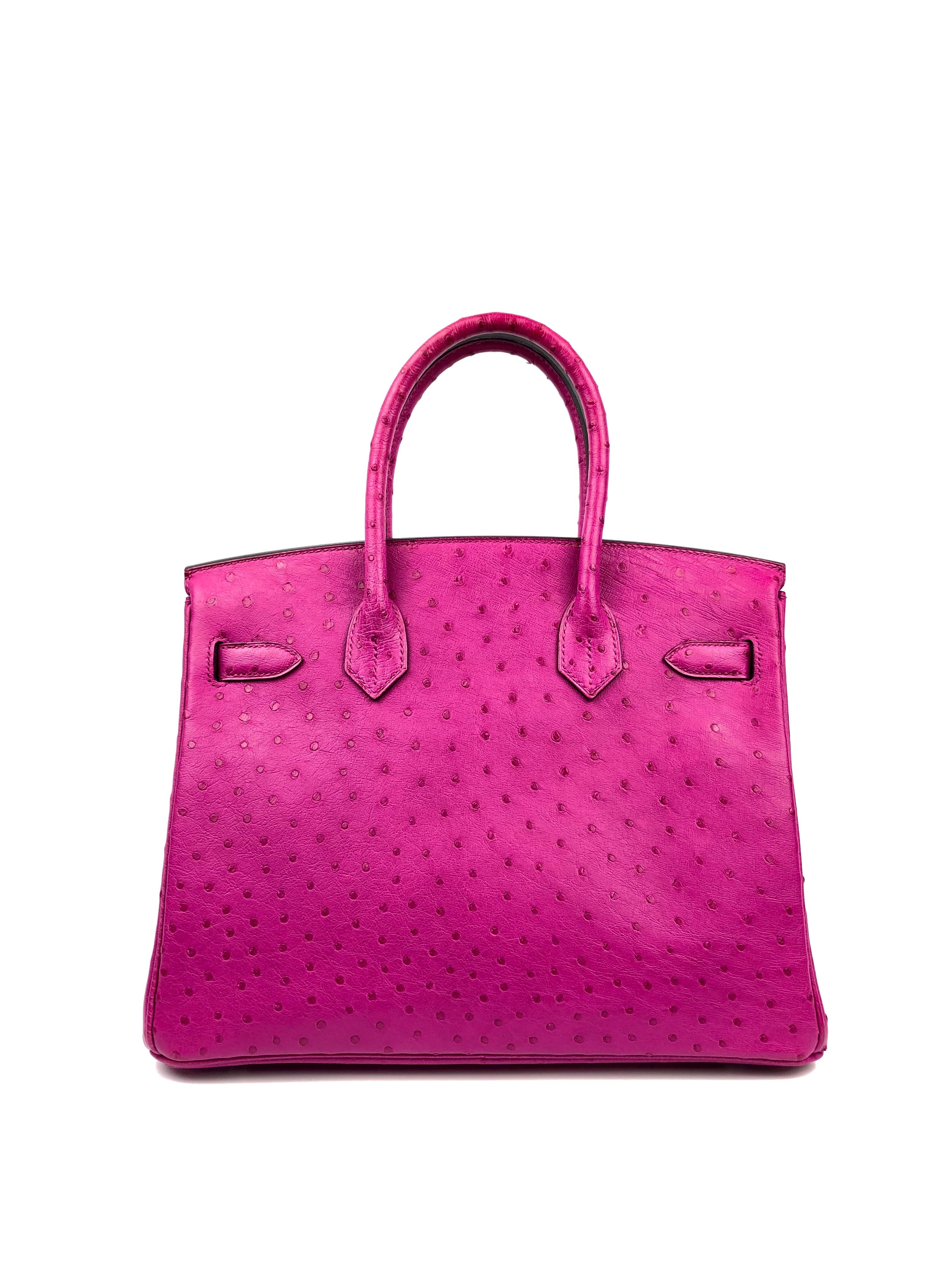 hermes 25 ostrich birkin pink price